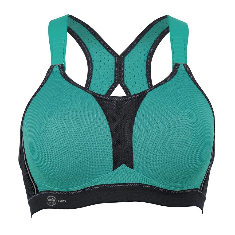 Anita Racerback Sports Bra Peacock 34D